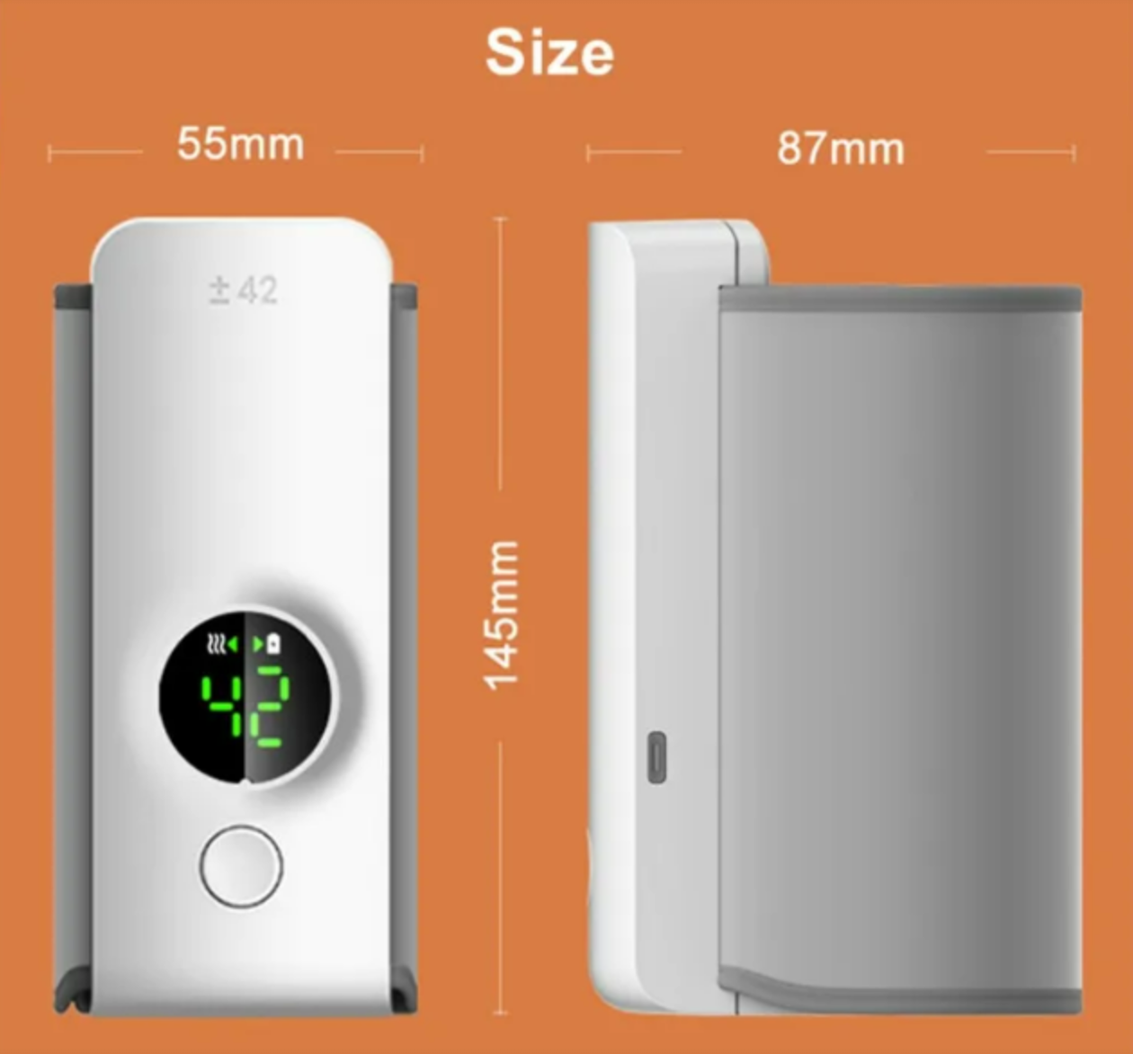Portable wireless baby bottle warmer – draadloze flessenwarmer voor onderweg – Simplifylux