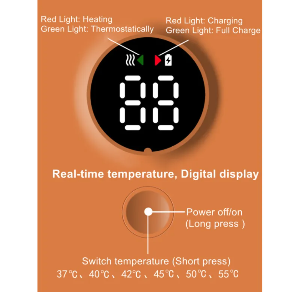 Portable wireless baby bottle warmer – draadloze flessenwarmer voor onderweg – Simplifylux