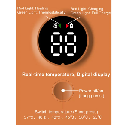 Portable wireless baby bottle warmer – draadloze flessenwarmer voor onderweg – Simplifylux